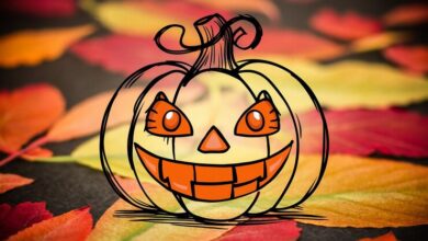spongebob pumpkin stencil